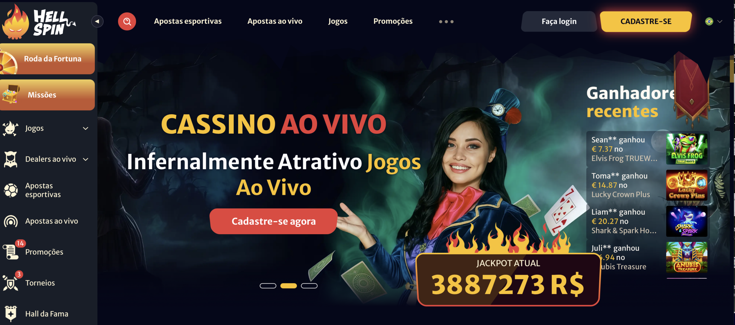 Hellspin - Bônus em Dois Depósitos para Quem Busca um Cassino Online Confiável